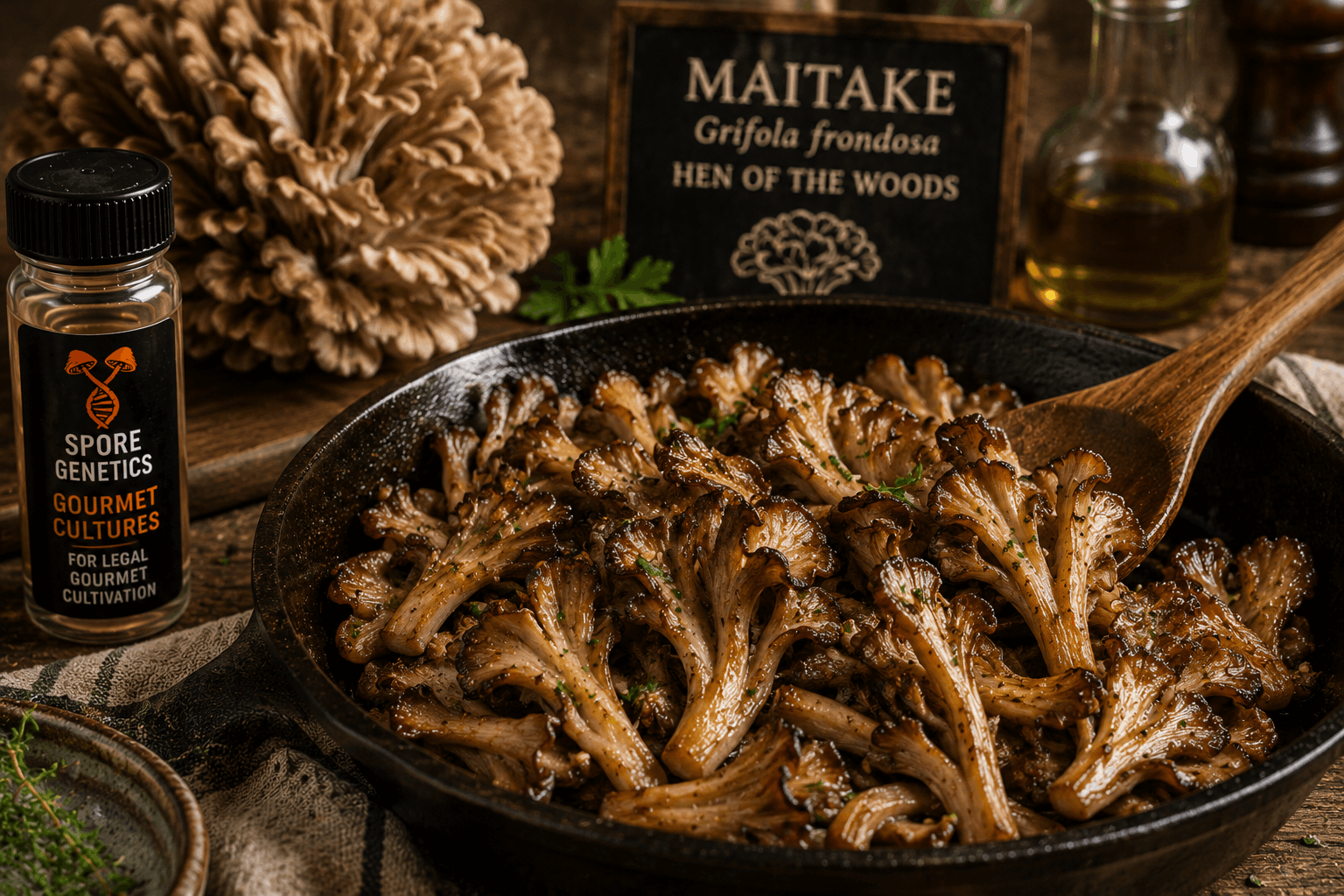 How to cook Maitake (Hen of the Woods) mushrooms