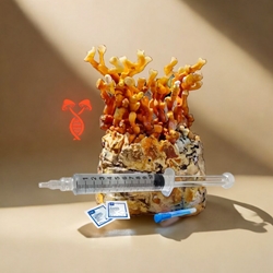 Antler Reishi 10cc Liquid Culture Syringe 