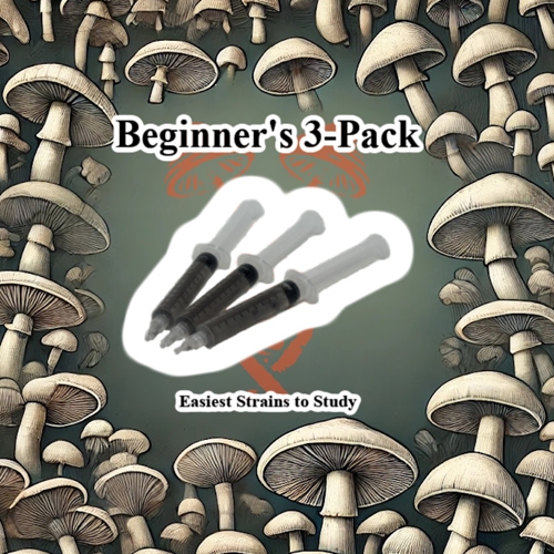 Beginner's 3-Pack 10cc Spore Syringes